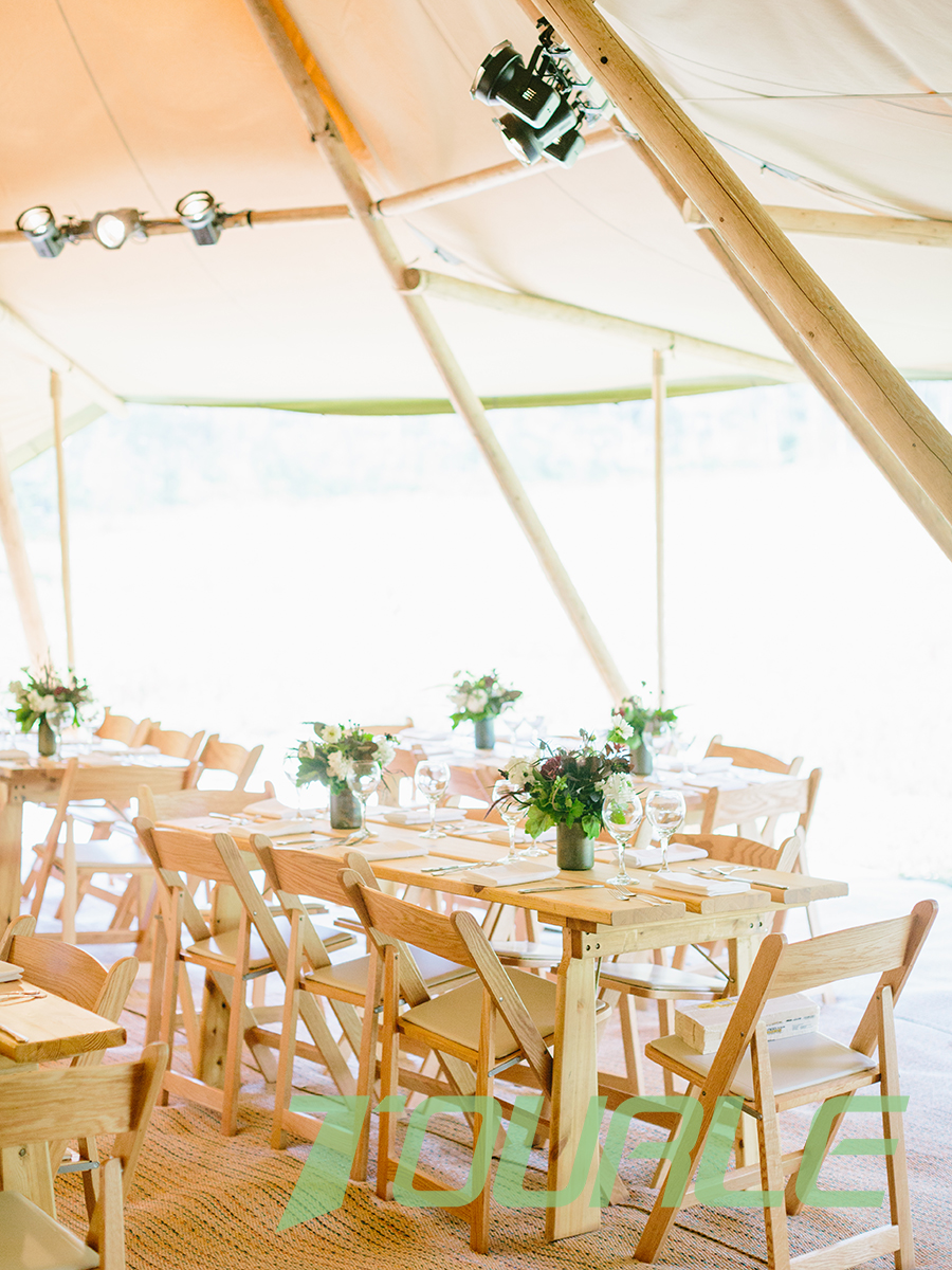 Luxe Outdoor Glamping Tipi-tenten voor bruiloft-tourletent (5)