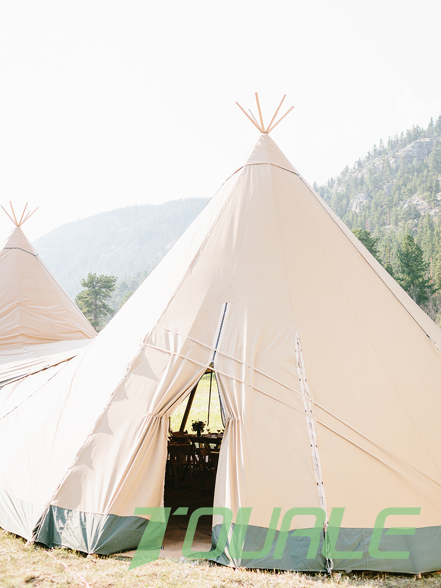 Luxury Outdoor Glamping Tipi Tents For Wedding-tourletent (4)