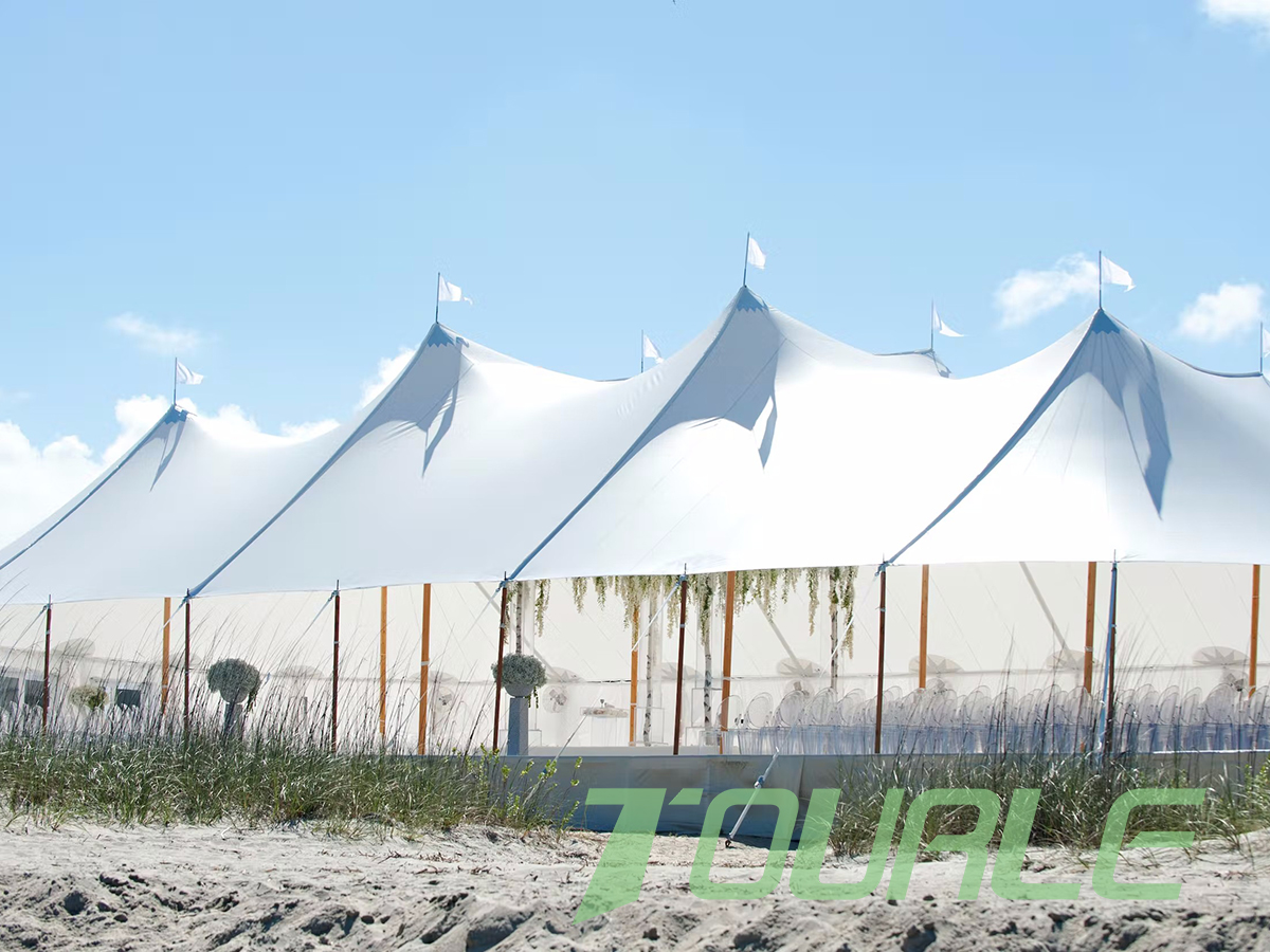 pole wedding tent